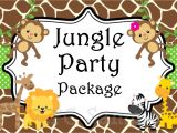 Jungle theme Birthday Invitation Template Free Jungle Birthday Invitation Party Decorations by Onewhimsychick