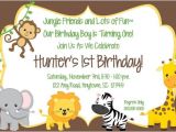 Jungle theme Birthday Invitations Free Printable Printable Jungle themed Birthday Invitation 5×7 by
