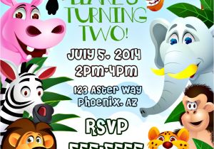 Jungle theme Party Invitation Templates themed Invitations Safari