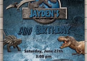 Jurassic World Birthday Invitation Template Free Jurassic World Birthday Invitation Jurassic Park Invitation