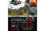 Jurassic World Birthday Invitation Template Free Jurassic World Dinosaur Birthday Invitation Zazzle Com