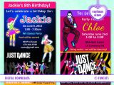 Just Dance Birthday Party Invitations Kenia On Etsy