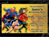 Justice League Birthday Invitation Template Justice League Birthday Party