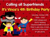 Justice League Birthday Invitation Template Justice League Superhero Birthday Party Invitations Free