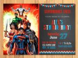 Justice League Birthday Invitations Printable Superhero Invitation Chalkboard Superhero Justice League