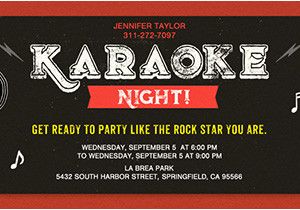 Karaoke Party Invitation Template Invitations Free Ecards and Party Planning Ideas From Evite