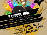 Karaoke Party Invitation Template Karaoke Invitation