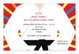 Karate Party Invitation Template Free 40th Birthday Ideas Free Karate Birthday Invitation Templates