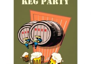 Keg Party Invitations Keg Party Beer Kegs Tapped Octoberfest Invitations 4 25 Quot X