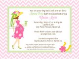 Kentucky Derby Baby Shower Invitations Pink Kentucky Derby Baby Shower Invitations