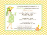 Kentucky Derby Baby Shower Invitations Yellow Kentucky Derby Baby Shower Invitations