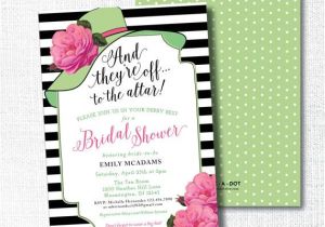 Kentucky Derby Bridal Shower Invitations Kentucky Derby Bridal Shower Invitation Hot Pink and