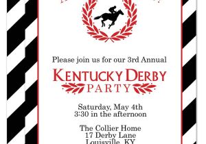 Kentucky Derby Party Invitation Template Classic and Beautiful Kentucky Derby Party Invitation I