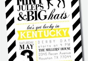 Kentucky Derby Party Invitation Template Customizable Kentucky Derby Party Invitation