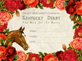 Kentucky Derby Party Invitation Template I D by A B Kentucky Derby Free Printable Invitation