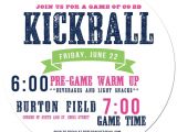 Kickball Birthday Party Invitations Kickball Cool Flyer Design Betty Pinterest the O