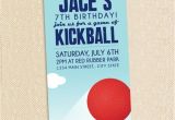 Kickball Birthday Party Invitations Kickball Invitations Set Of 12