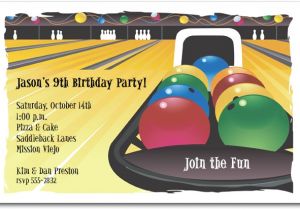 Kids Bowling Birthday Party Invitations Bowling Invitation Bowling Birthday Invitation