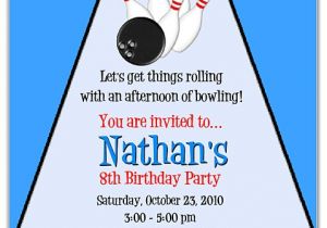 Kids Bowling Birthday Party Invitations Bowling Invitation Template Cliparts