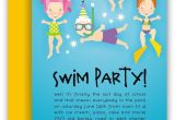 Kids Swimming Party Invitations 71 Best Pool Party Invitations Images On Pinterest