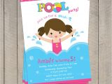 Kids Swimming Party Invitations Pool Invitation Pool Party Invitation Kids Pool Party