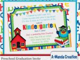 Kindergarten Graduation Party Invitations A Manda Creation Preschool Party Graduation Printables