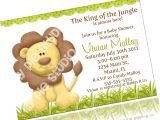 King Of the Jungle Baby Shower Invitations King Of the Jungle Baby Shower Invitation Printable Digital