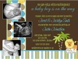 King Of the Jungle Baby Shower Invitations King Of the Jungle Lion Ultrasound Baby Shower Invitation