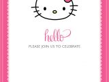 Kitty Party Invitation Template Free Free Printable Hello Kitty Birthday Invitations Bagvania