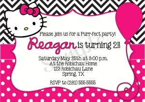 Kitty Party Invitation Template Free Hello Kitty Printable Birthday Invitations Dolanpedia