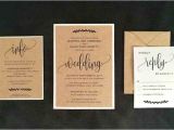 Kraft Paper Wedding Invitation Kit Images Diy Printable Rhdrjohnsoninfo Set Olive Green Fall