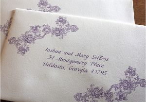 Labels for Addressing Wedding Invitations Custom Wedding Invitation Envelope Addressing