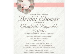 Lace and Pearls Bridal Shower Invitations Antique Lace and Pearl Bridal Shower Invitations