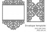 Lace Wedding Invitation Template Wedding Invitation Pattern Card Template Lace by