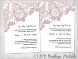 Lace Wedding Invitation Template Wedding Invitation Template Antique Lace by