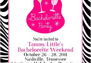 Ladies Only Party Invitation Wording Birthday Invites Card Design Bachelorette Party Invite
