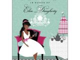 Ladies Tea Party Invitations Ladies Tea African American Bridal Shower Invitations