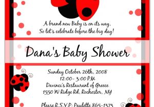 Ladybug Baby Shower Invitations Cheap Ladybug Baby Shower Invitations Cheap