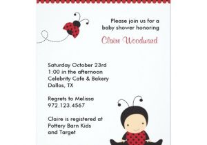Ladybug Baby Shower Invites Ladybug Baby Shower Invitations Announcements