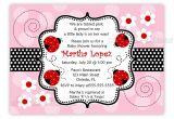 Ladybug Invitations for Baby Shower Another Pink and Red Ladybug Baby Shower Invitation You