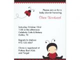 Ladybug Invitations for Baby Shower Ladybug Baby Shower Invitations Announcements