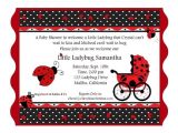 Ladybug themed Baby Shower Invitations Free Printable Ladybug Baby Shower Invitation