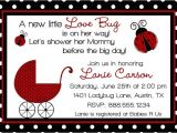 Ladybug themed Baby Shower Invitations Special Ladybug Baby Shower Design Ideas