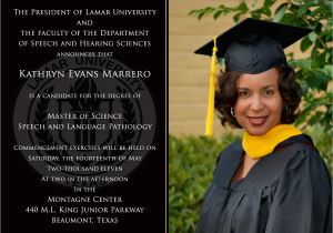 Lamar University Graduation Invitations Invitation Graduation Templates
