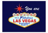Las Vegas Birthday Party Invitations Las Vegas Birthday Party Invitation Zazzle
