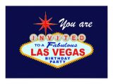 Las Vegas Birthday Party Invitations Las Vegas Birthday Party Invitation Zazzle