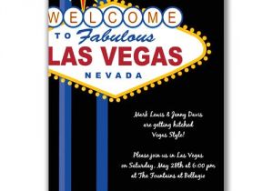Las Vegas themed Birthday Invitations Vegas Party Invitations