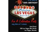 Las Vegas themed Birthday Party Invitations Birthday Party Las Vegas Party Invitations