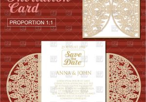 Laser Cut Wedding Invitation Templates Die Laser Cut Wedding Card Template Wedding Invitation