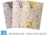 Laser Cut Wedding Invitations Near Me Laser Cut Floral Lace by B Wedding Invitations Yelp